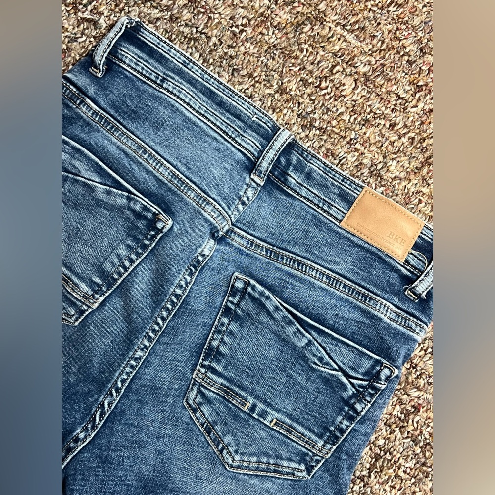 BKE Parker High Rise Bootcut Jeans Blue Wash 24x29.5